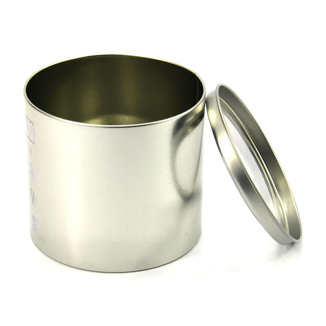 開(kāi)窗圓形咖啡鐵罐