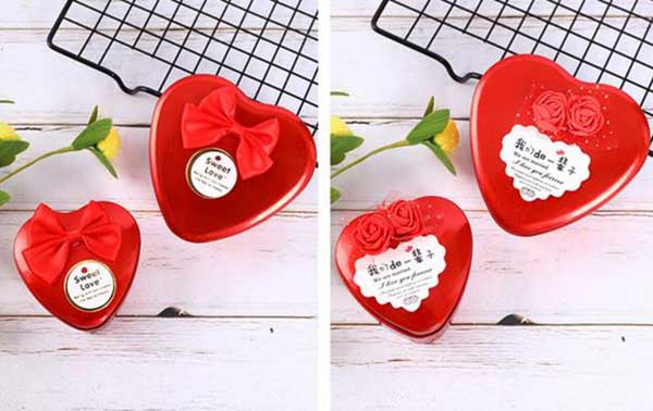情人節心形禮品鐵盒