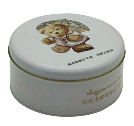 小熊曲奇餅干鐵盒定制 小熊曲奇餅干鐵盒定制