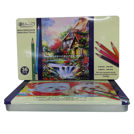 彩色筆文具鐵盒 彩色筆文具鐵盒