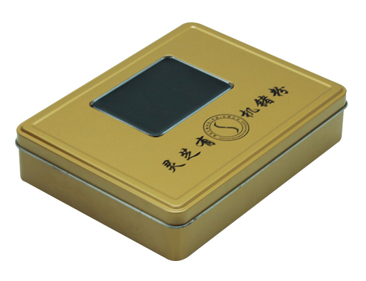 靈芝有機粉保健品鐵盒