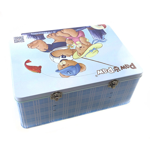 帶鎖扣翻蓋禮品鐵盒 帶鎖扣翻蓋禮品鐵盒