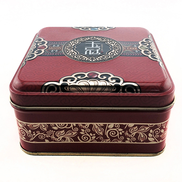 四個裝月餅鐵盒 四個裝月餅鐵盒