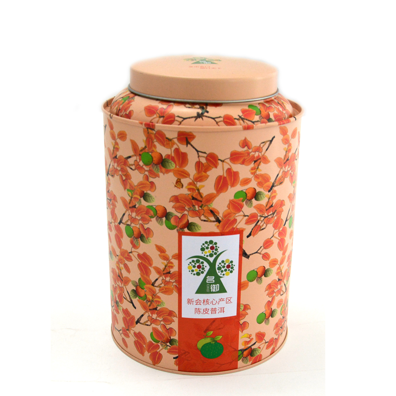 圓柱形綠茶鐵罐 圓柱形綠茶鐵罐