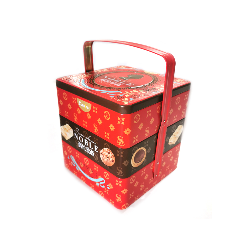 手提三層禮品鐵盒 手提三層禮品鐵盒