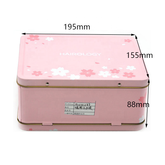 定制開窗手提糖果鐵盒包裝