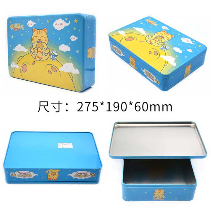 卡通貓糖果鐵盒