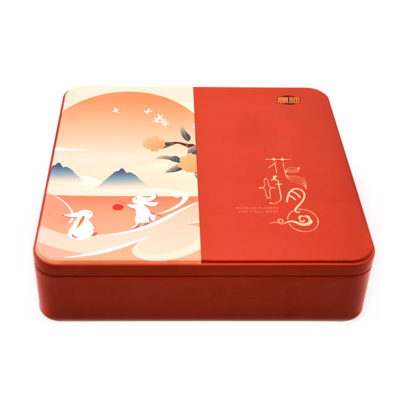 四個(gè)裝月餅鐵盒 四個(gè)裝月餅鐵盒